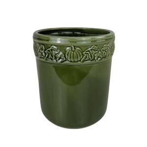 Premium Porcelain Utensil Holder Wide Mouth Thick Wall Impact Resistant Kitchen Countertop Storage Organizer